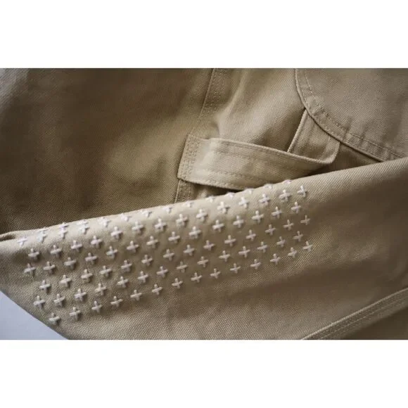 Nike HJ8478-297 Men's Sz 32 Taupe Standard Fit Sashiko Carpenter Pants
